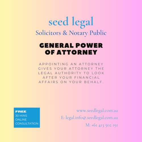 General Power of Attorney