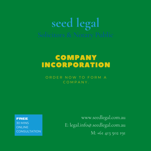 Company Incorporation