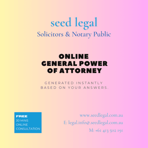 Online Power of Attorney